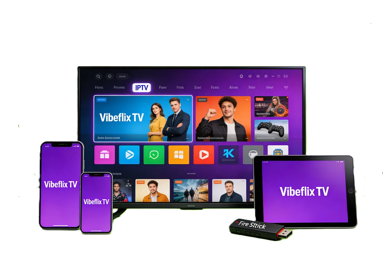IPTV Free Trial - Watch Vibeflix TV on Smart TV, Phone, Tablet and Fire Stick